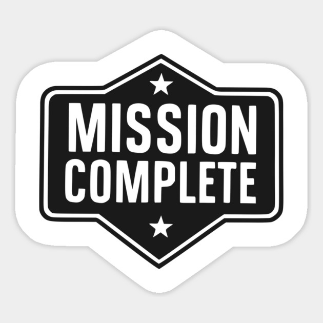 Mission Complete Magnet by Frank Ring