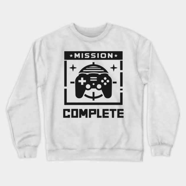 Mission Complete Crewneck Sweatshirt by Frank Ring