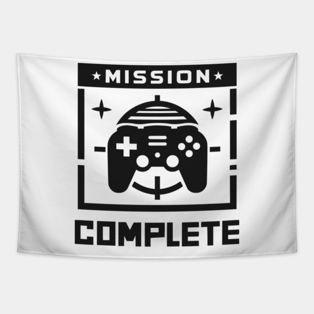 Mission Complete Tapestry by Frank Ring