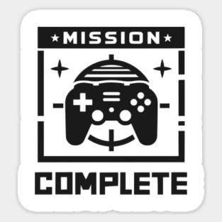 Mission Complete Sticker