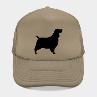 English Springer Spaniel Silhouette Hat
