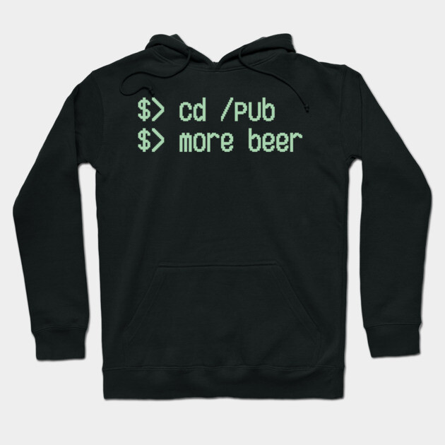 Geek Programmer Beer Lover Humor Hoodie by Anticorporati