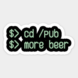 Geek Programmer Beer Lover Humor Magnet