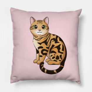 Bengal Cat Pillow