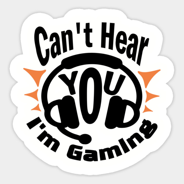 Can't Hear You I'm Gaming Addict Humor Magnet by Anticorporati