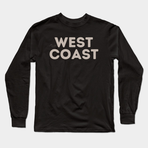 West Coast Long Sleeve T-Shirt by Timeless Chaos