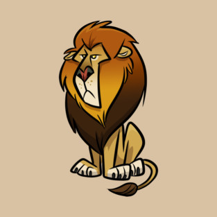 Lion Caricature T-Shirt