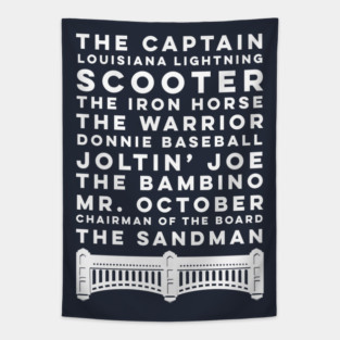 Bronx Legend Nicknames Tapestry