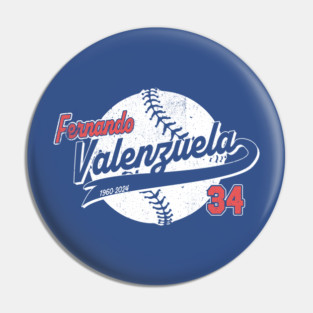 Fernando Valenzuela vintage style Pin