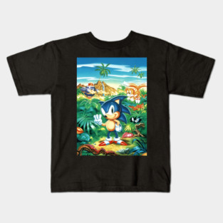Sonic 3 artwork Kids T-Shirt