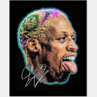 Dennis Rodman Color Posters and Art