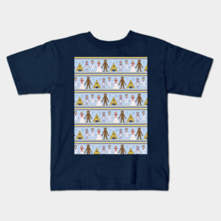 Midsommar Repeat Pattern #1 Kids T-Shirt