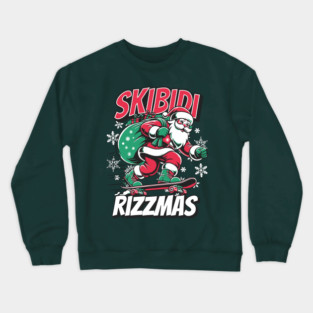 Skibidi Rizzmas Crewneck Sweatshirt