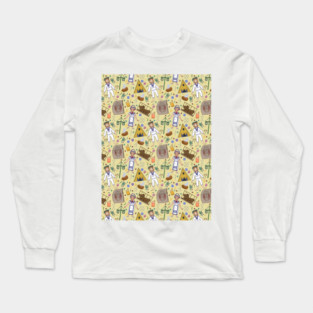 Midsommar Repeat Pattern #3 Long Sleeve T-Shirt