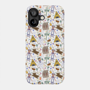 Midsommar Repeat Pattern #4 Phone Case