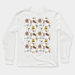 Midsommar Repeat Pattern #4 Long Sleeve T-Shirt