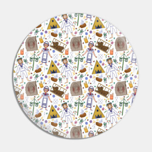 Midsommar Repeat Pattern #4 Pin