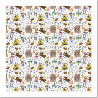 Midsommar Repeat Pattern #4 Posters and Art