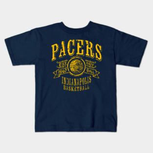Pacers Vintage Basketball Kids T-Shirt