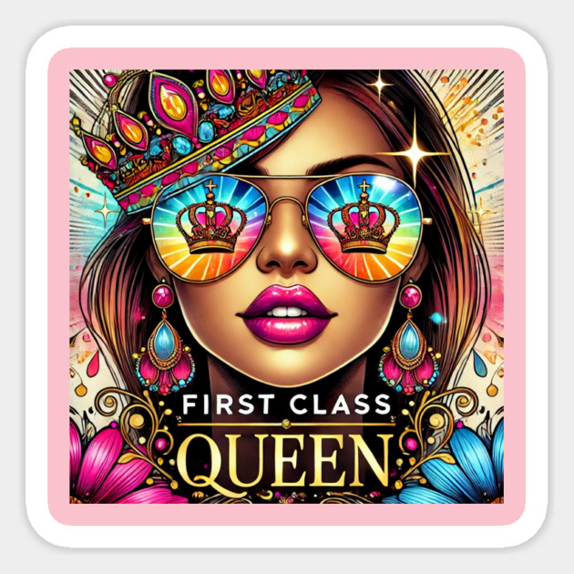 FirstClassQueen Aviator Sunglasses Sticker by FirstClassQueen