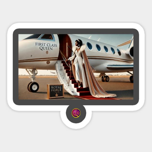 firstclassqueen royal force one Magnet by FirstClassQueen