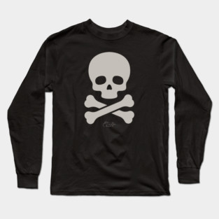 Skull and Cross Bones Long Sleeve T-Shirt