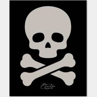Skull and Cross Bones Posters and Art