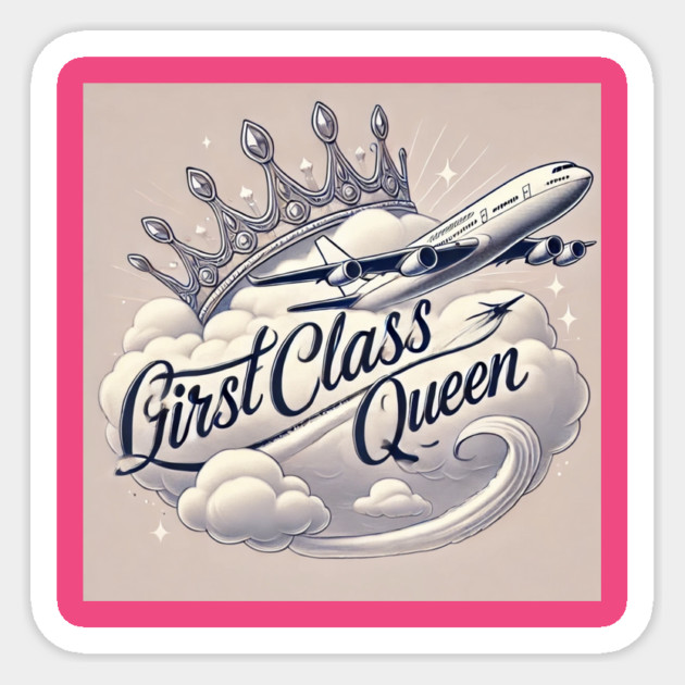 firstclassqueen crown and sky Sticker by FirstClassQueen