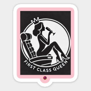 firstclassqueen silhouette Magnet