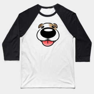 Face to Face - Dog Baseball T-Shirt