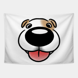 Face to Face - Dog Tapestry