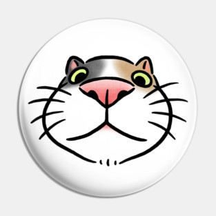 Face to Face - Cat Pin