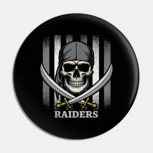 The mighty Raiders Pin