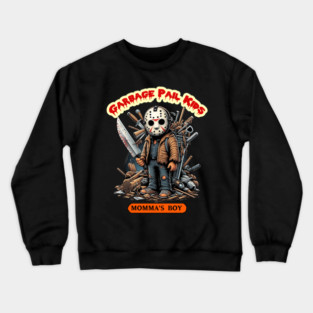 Garbage Pail Kids Jason Voorhees T-Shirt – Horror Mashup Graphic Tee Crewneck Sweatshirt