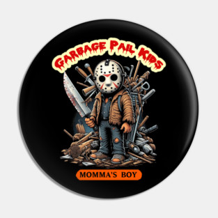 Garbage Pail Kids Jason Voorhees T-Shirt – Horror Mashup Graphic Tee Pin