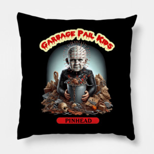 Garbage Pail Kids Pinhead T-Shirt – Horror Mashup Graphic Tee Pillow