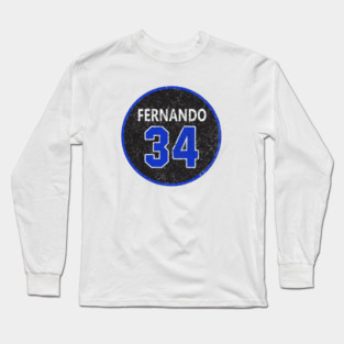 Vintage Fernando Number #34 Forever Long Sleeve T-Shirt