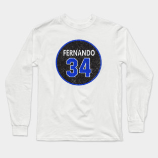 Vintage Fernando Number #34 Forever Long Sleeve T-Shirt