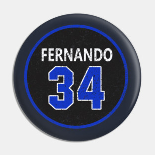 Vintage Fernando Number #34 Forever Pin