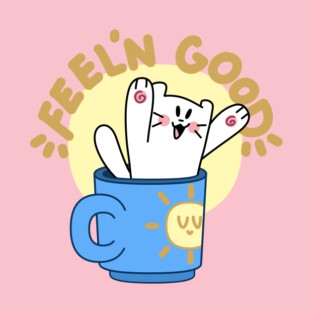 Mellow Cat: Feeling Good T-Shirt