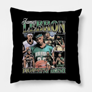 Lebron James Fighting Irish Pillow