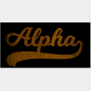 Old Alpha Posters and Art