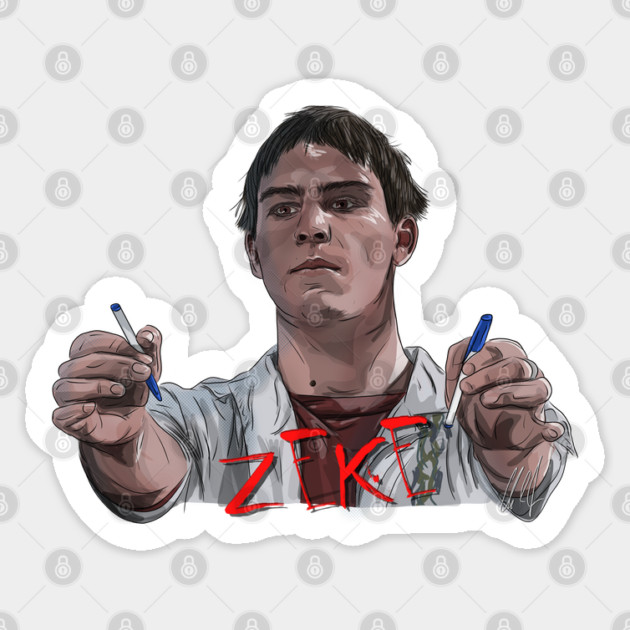 The Faculty: Zeke Sticker by 51Deesigns