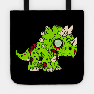 Zombie Triceratops Tote