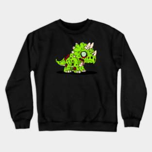 Zombie Triceratops Crewneck Sweatshirt