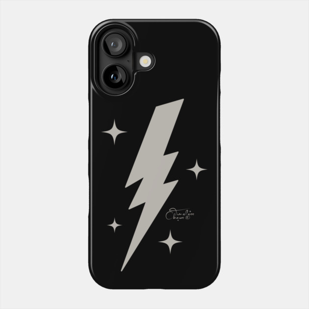 Lightning Bolt Phone Case by Timeless Chaos