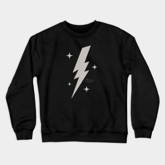 Lightning Bolt Crewneck Sweatshirt by Timeless Chaos