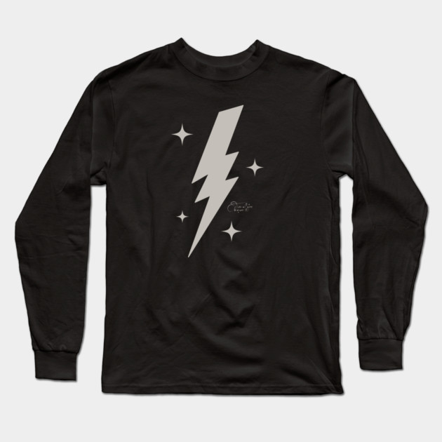 Lightning Bolt Long Sleeve T-Shirt by Timeless Chaos