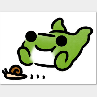 Snail watching Frobbit Posters and Art