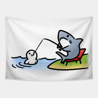 Humaning Fish Tapestry